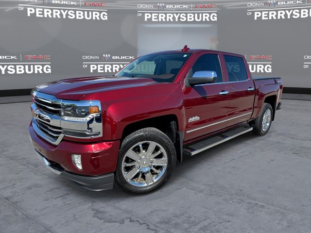Siren Red Tintcoat 2016 Chevrolet Silverado 1500 High Country Crew Cab 4WD Pickup Truck Four-Wheel Drive 8-Speed Automatic Overdrive