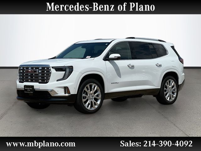 Summit White 2025 GMC Acadia Denali FWD SUV / Crossover Front-Wheel Drive 8-Speed Automatic