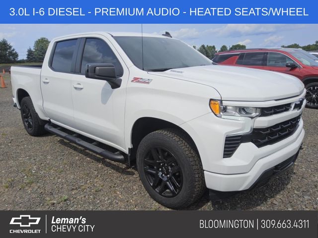 Summit White 2024 Chevrolet Silverado 1500 Pickup Truck Four-Wheel Drive Automatic