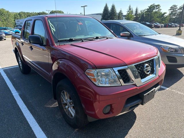 Cayenne Red Metallic 2019 Nissan Frontier Pickup Truck Four-Wheel Drive 5-Speed Automatic Overdrive