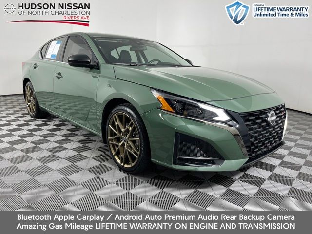 Tactical Green Metallic 2025 Nissan Altima Sedan Front-Wheel Drive Continuously Variable Transmission