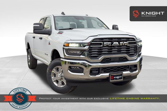 Bright White Clearcoat 2026 RAM 3500 Pickup Truck Four-Wheel Drive 8-Speed Automatic