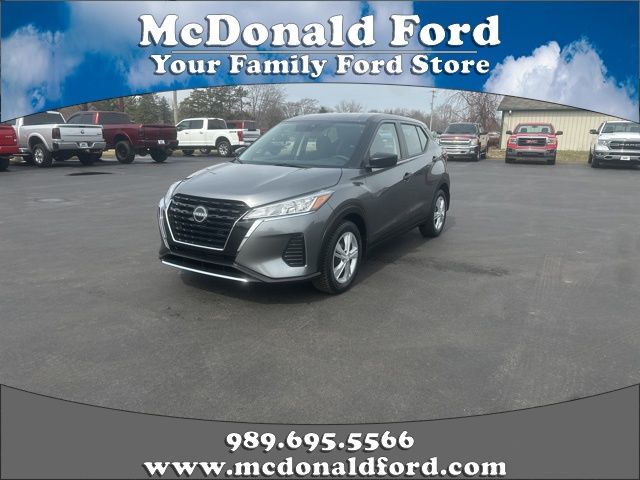 Gray (Gun Metallic) 2024 Nissan Kicks S FWD SUV / Crossover Front-Wheel Drive Continuously Variable Transmission