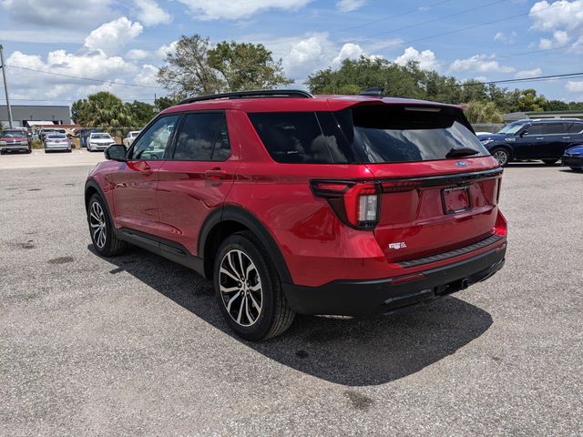 2026 Rapid Red Metallic Tinted Clearcoat Ford Explorer ST-Line RWD SUV