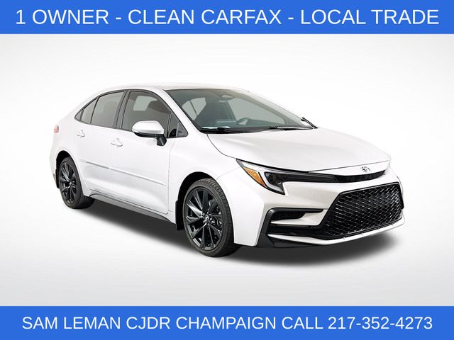 Classic Silver Metallic 2024 Toyota Corolla SE FWD Sedan Front-Wheel Drive Continuously Variable Transmission