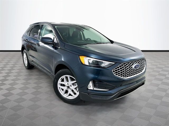 Stone Blue Metallic 2023 Ford Edge SEL AWD SUV / Crossover All-Wheel Drive 8-Speed Automatic