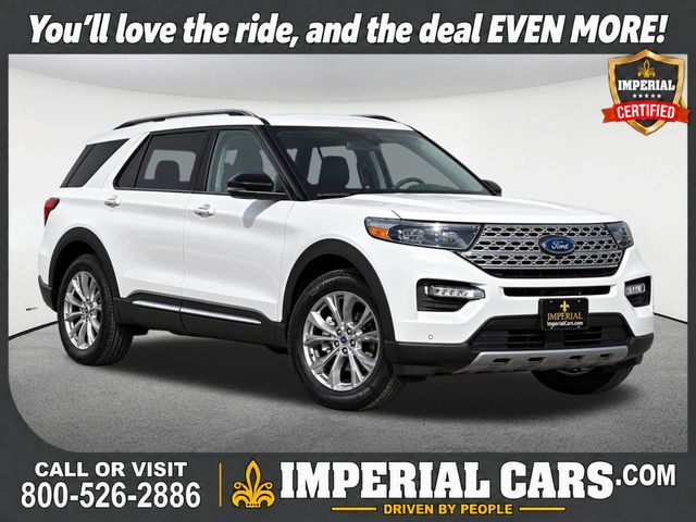 Oxford White 2023 Ford Explorer SUV / Crossover All-Wheel Drive Automatic