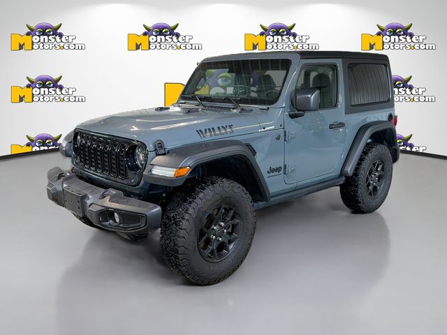 Anvil Clear Coat 2024 Jeep Wrangler Willys 2-Door 4WD SUV / Crossover Four-Wheel Drive 8-Speed Automatic