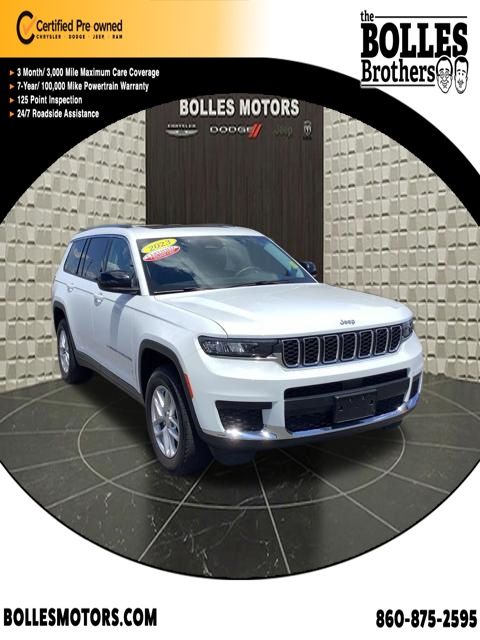 Bright White Clearcoat 2023 Jeep Grand Cherokee L SUV / Crossover Four-Wheel Drive 8-Speed Automatic