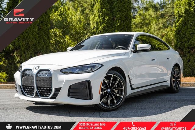 Alpine White 2023 BMW i4 eDrive40 Gran Coupe RWD Sedan Rear-Wheel Drive Automatic
