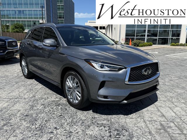 Gray (Graphite Shadow) 2025 INFINITI QX50 Luxe AWD SUV / Crossover All-Wheel Drive Continuously Variable Transmission