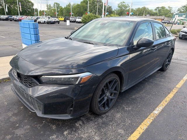 Crystal Black Pearl 2026 Honda Civic Hybrid Sedan Front-Wheel Drive Continuously Variable Transmission