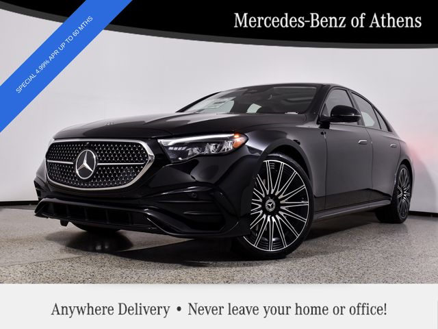 Black 2026 Mercedes-Benz E-Class Sedan All-Wheel Drive 9-Speed Automatic