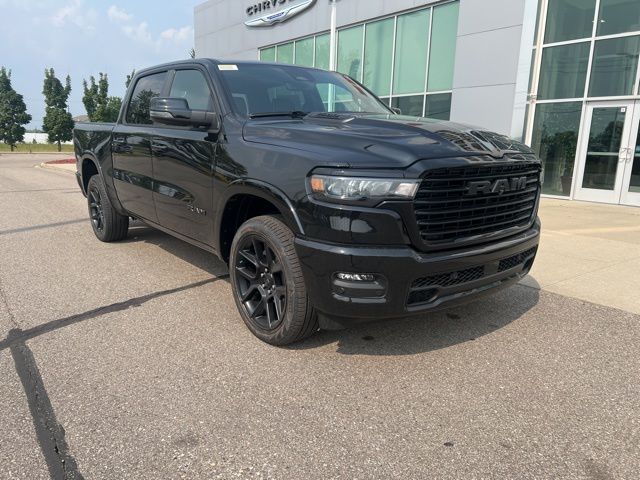 2026 Ram 1500 Laramie - Diamond Black Crystal Pearlcoat exterior view 2