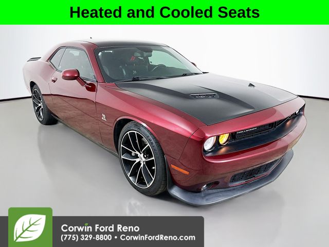 Octane Red Pearlcoat 2017 Dodge Challenger Coupe Rear-Wheel Drive 8-Speed Automatic