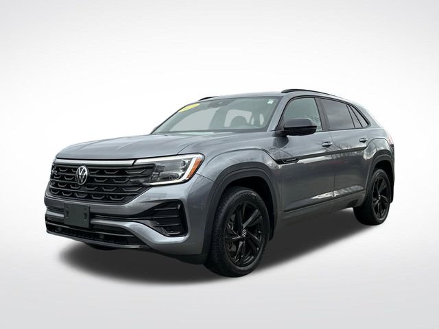 Gray 2025 Volkswagen Atlas Cross Sport SEL R-Line Black 4Motion SUV / Crossover All-Wheel Drive 8-Speed Automatic