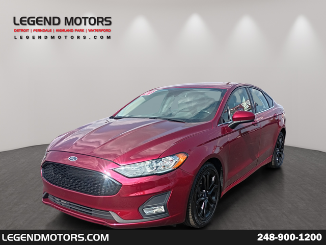 Red Metallic 2020 Ford Fusion Sedan Front-Wheel Drive 6-Speed Automatic