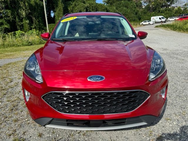 Used 2021 Red Ford SEL image 2