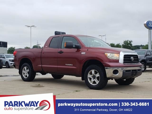 Salsa Red Pearl 2007 Toyota Tundra SR5 5.7L Double Cab 4WD Pickup Truck Four-Wheel Drive 6-Speed Automatic