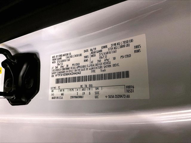 2019 Ford F-150 XLT White at Phil Fitts Ford
