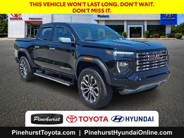 Black 2024 GMC Canyon Pickup Truck Four-Wheel Drive 8-Speed Automatic