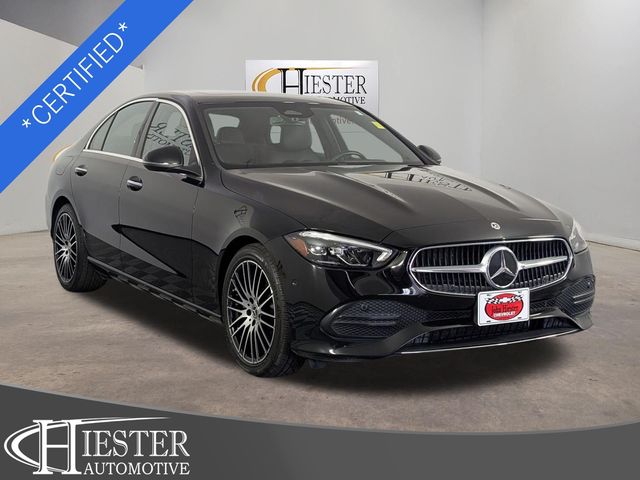 Black 2024 Mercedes-Benz C-Class Sedan Rear-Wheel Drive 9-Speed Automatic
