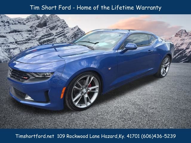 Riverside Blue Metallic 2021 Chevrolet Camaro 3LT Coupe RWD Coupe Rear-Wheel Drive Automatic