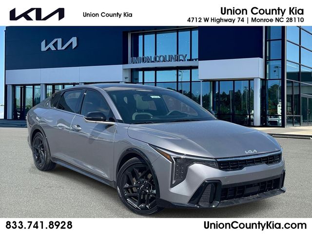 Steel Gray 2026 Kia K4 GT-Line Turbo FWD Sedan Front-Wheel Drive 8-Speed Automatic
