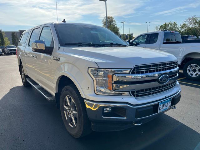 White Platinum Clearcoat Metallic 2019 Ford F-150 Pickup Truck Four-Wheel Drive Automatic