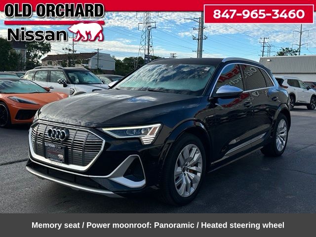 Brilliant Black 2022 Audi e-tron S SUV / Crossover All-Wheel Drive Automatic