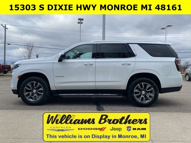 2022 Chevrolet Tahoe LT - Summit White exterior view 8