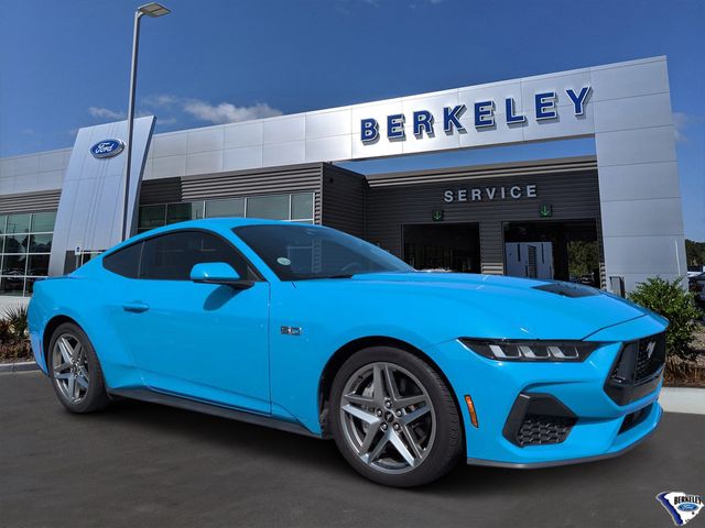 Grabber Blue Metallic 2024 Ford Mustang Coupe Rear-Wheel Drive Automatic