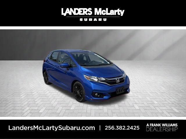Blue 2020 Honda Fit Sport FWD Hatchback Front-Wheel Drive Continuously Variable Transmission