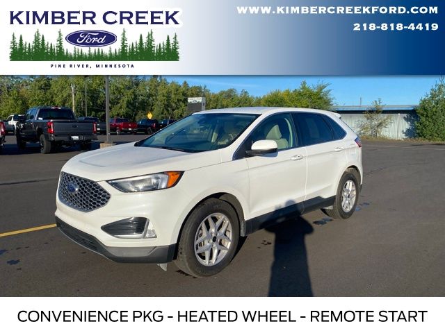 Star White Metallic Tri-Coat 2024 Ford Edge SUV / Crossover All-Wheel Drive 8-Speed Automatic