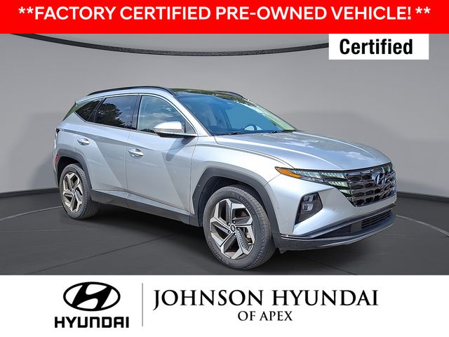 Shimmering Silver 2022 Hyundai Tucson SUV / Crossover All-Wheel Drive 8-Speed Automatic
