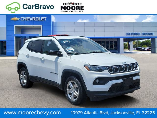 Bright White Clearcoat 2024 Jeep Compass SUV / Crossover Four-Wheel Drive 8-Speed Automatic
