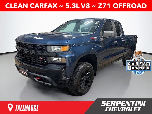 Northsky Blue Metallic 2019 Chevrolet Silverado 1500 Pickup Truck Four-Wheel Drive 6-Speed Automatic Overdrive