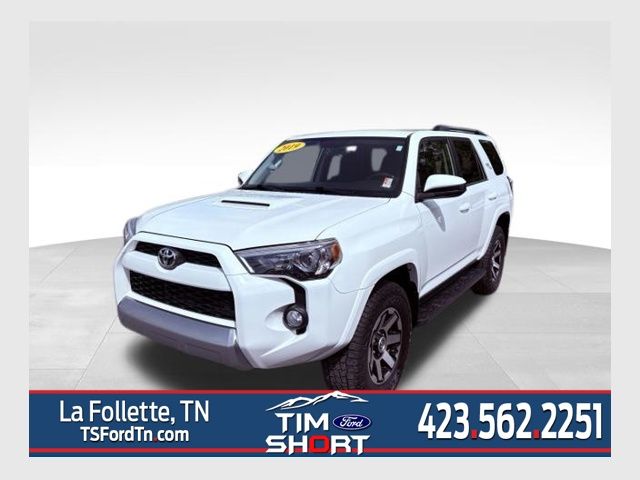 Super White 2019 Toyota 4Runner SUV / Crossover Four-Wheel Drive 5-Speed Automatic Overdrive