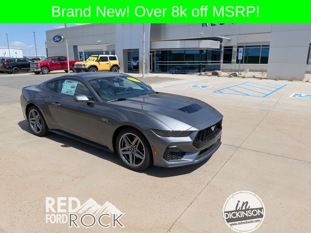 Carbonized Gray Metallic 2025 Ford Mustang GT Premium Fastback RWD Coupe Rear-Wheel Drive Automatic