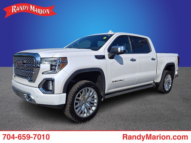 White Frost Tricoat 2019 GMC Sierra 1500 Denali Crew Cab 4WD Pickup Truck Four-Wheel Drive Automatic