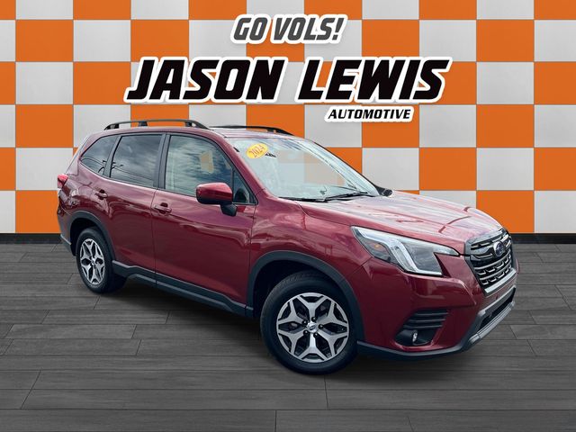 Crimson Red Pearl 2024 Subaru Forester Premium Crossover AWD SUV / Crossover All-Wheel Drive Continuously Variable Transmission