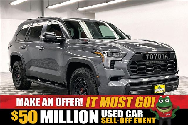 Magnetic Gray Metallic 2024 Toyota Sequoia SUV / Crossover Four-Wheel Drive 10-Speed Automatic