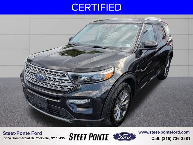 Agate Black Metallic 2023 Ford Explorer SUV / Crossover All-Wheel Drive Automatic
