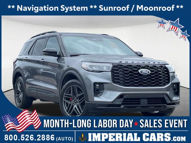 Carbonized Gray Metallic 2025 Ford Explorer SUV / Crossover All-Wheel Drive Automatic