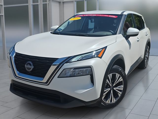 Pearl White Tricoat 2023 Nissan Rogue SV AWD SUV / Crossover All-Wheel Drive Continuously Variable Transmission