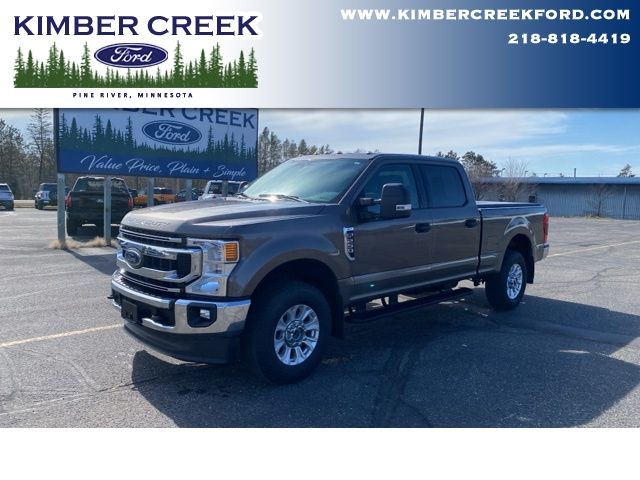 Stone Gray Metallic 2020 Ford F-250 Super Duty XLT Crew Cab 4WD Pickup Truck Four-Wheel Drive Automatic