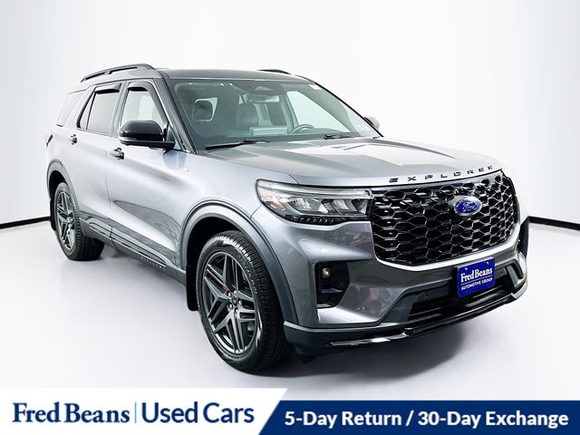 Gray Metallic 2025 Ford Explorer ST-Line AWD SUV / Crossover All-Wheel Drive Automatic