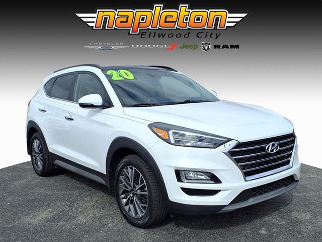Winter White 2020 Hyundai Tucson Ultimate AWD SUV / Crossover All-Wheel Drive 6-Speed Automatic
