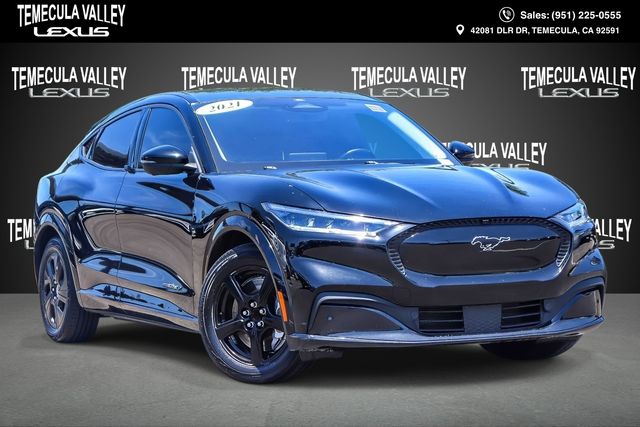 Shadow Black 2021 Ford Mustang Mach-E SUV / Crossover Rear-Wheel Drive Automatic