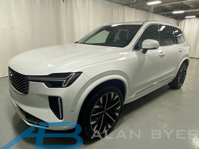 Crystal White 2025 Volvo XC90 B6 Plus Bright Theme 7-Passenger AWD SUV / Crossover All-Wheel Drive Automatic